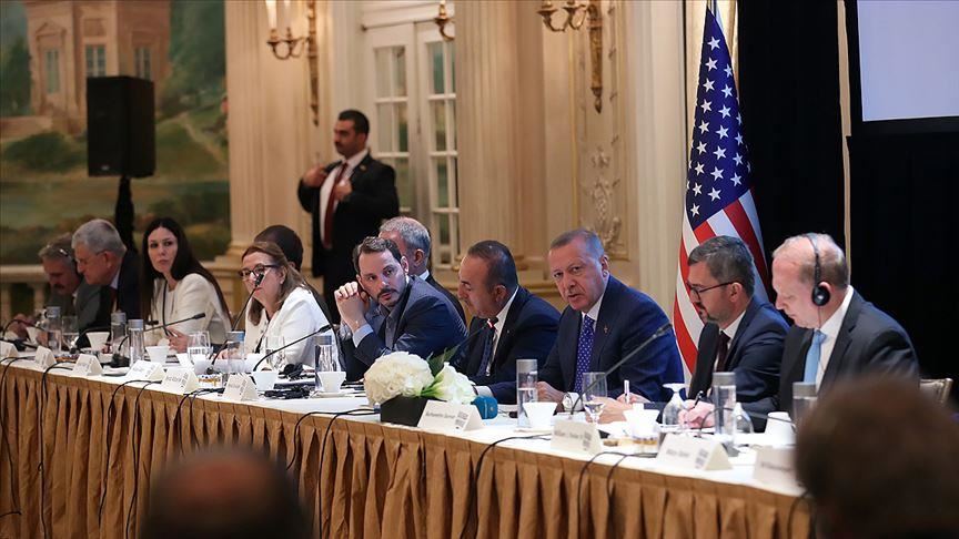 أردوغان يشارك في اجتماع لـمعهد الشرق والغرب في نيويورك