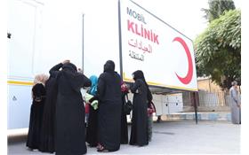 Kızılay’dan Tel Abyad’a Mobil Klinik